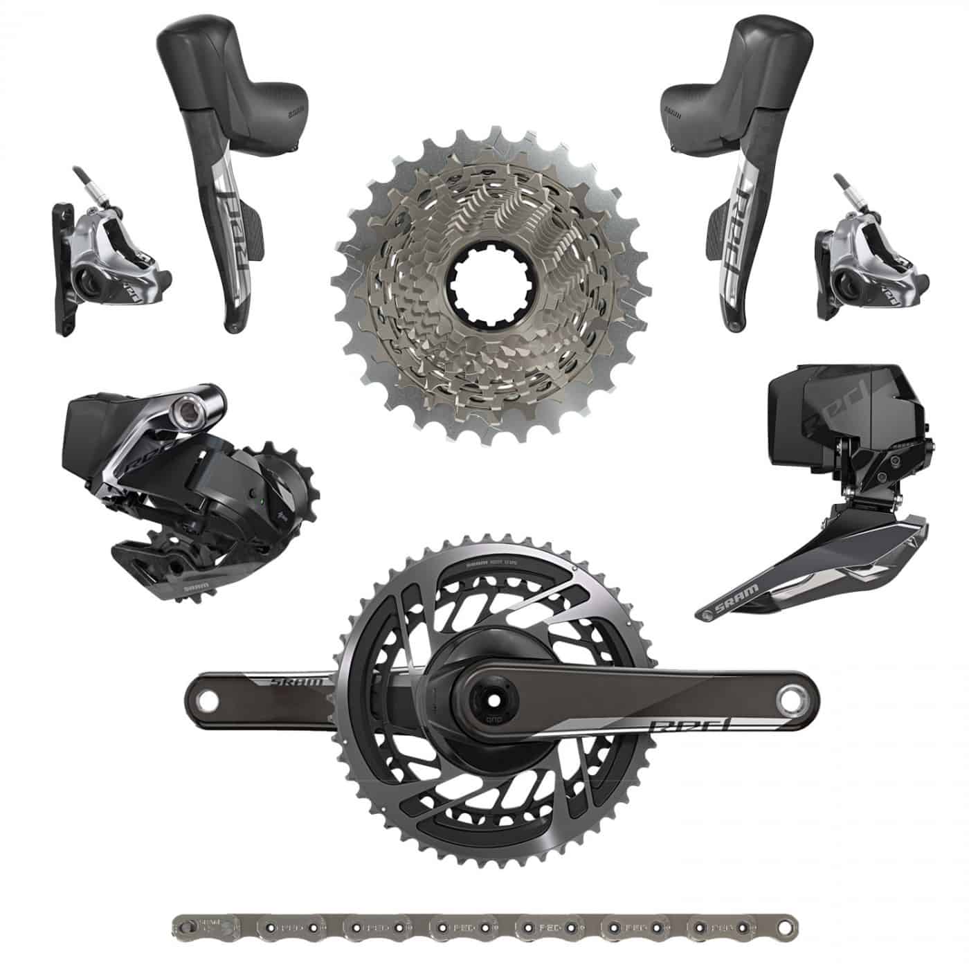 SRAM Red AXS 2x12 E1 Schaltgruppe FM Disc
