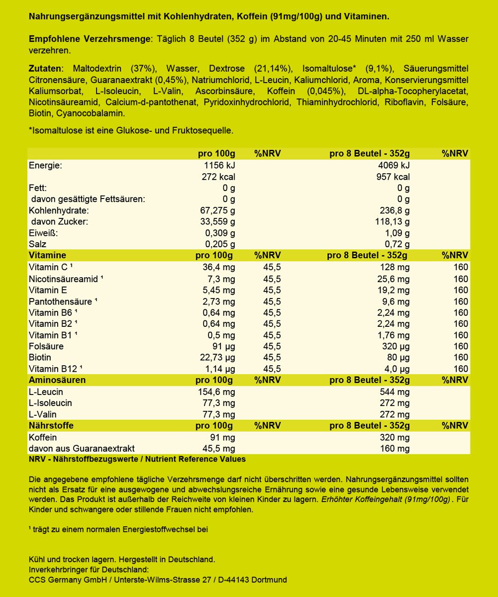 NUTRIXXION ENERGIEGEL