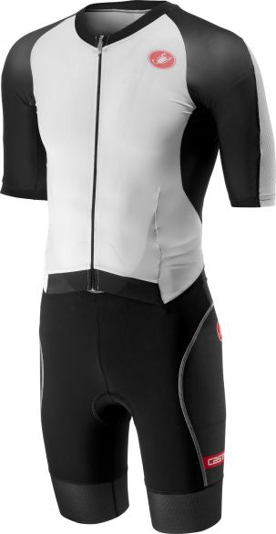 TRI CASTELLI ALL OUT SPEED SUIT, WHITE/BLACK, P